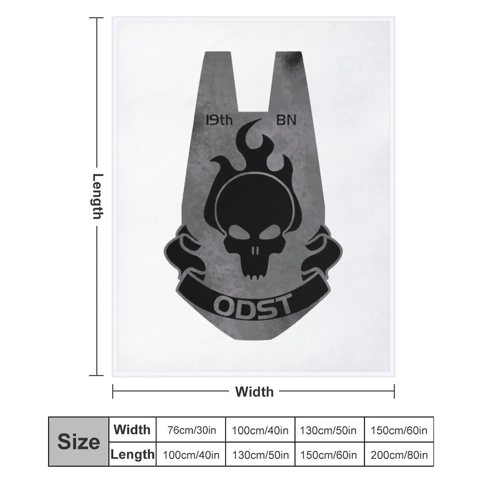 UNSC Patch ODST брендовая футболка одеяло на Хэллоуин для дивана роскошные