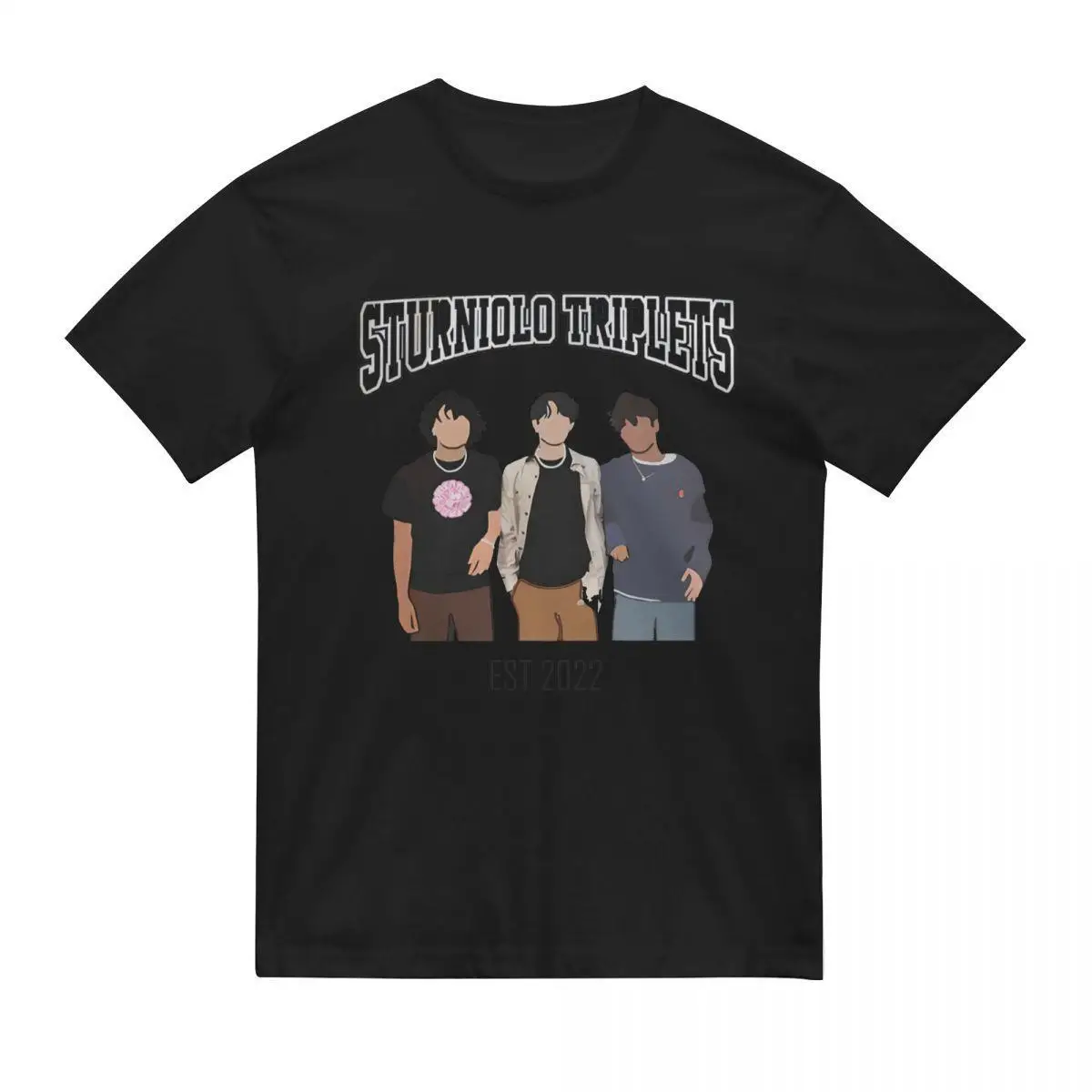 

Sturniolo Triplets Group 2022 T Shirt Cotton Custom Short Sleeve Shirts