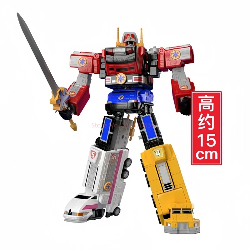 В наличии Bandai оригинальные Re-Release Super Mini-Pla Emergency Gattai Victory Robo фигурки в сборе