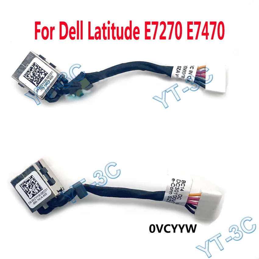 

1-10PCS Laptop DC Power Jack Cable Connector For Dell Latitude E7270 E7470 0VCYYW