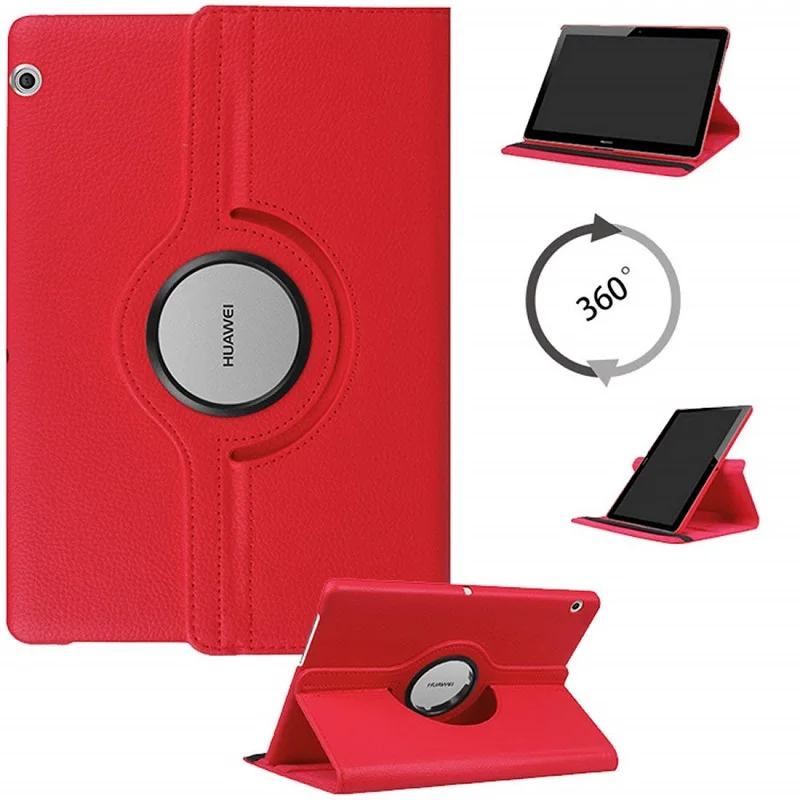 

For Huawei MediaPad T3 8.0 KOB-L09 KOB-W09 Case Cover For Huawei MediaPad T3 8 Inch Rotating Folio Stand Pu Leather Tablet Cases
