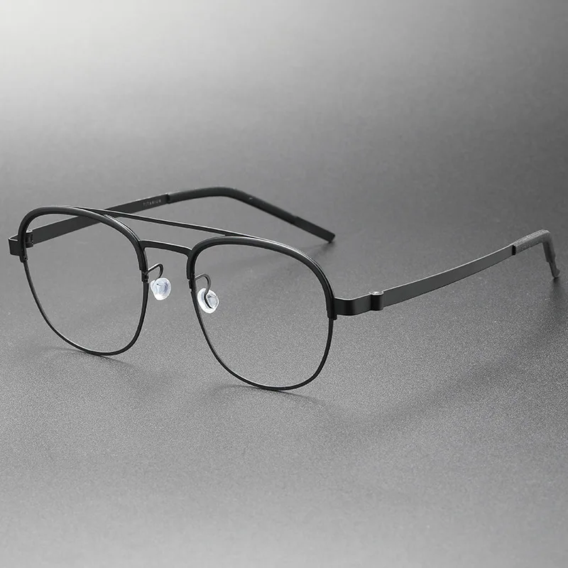 Данияский бренд двойной луч титановая оправа для очков мужские и женские