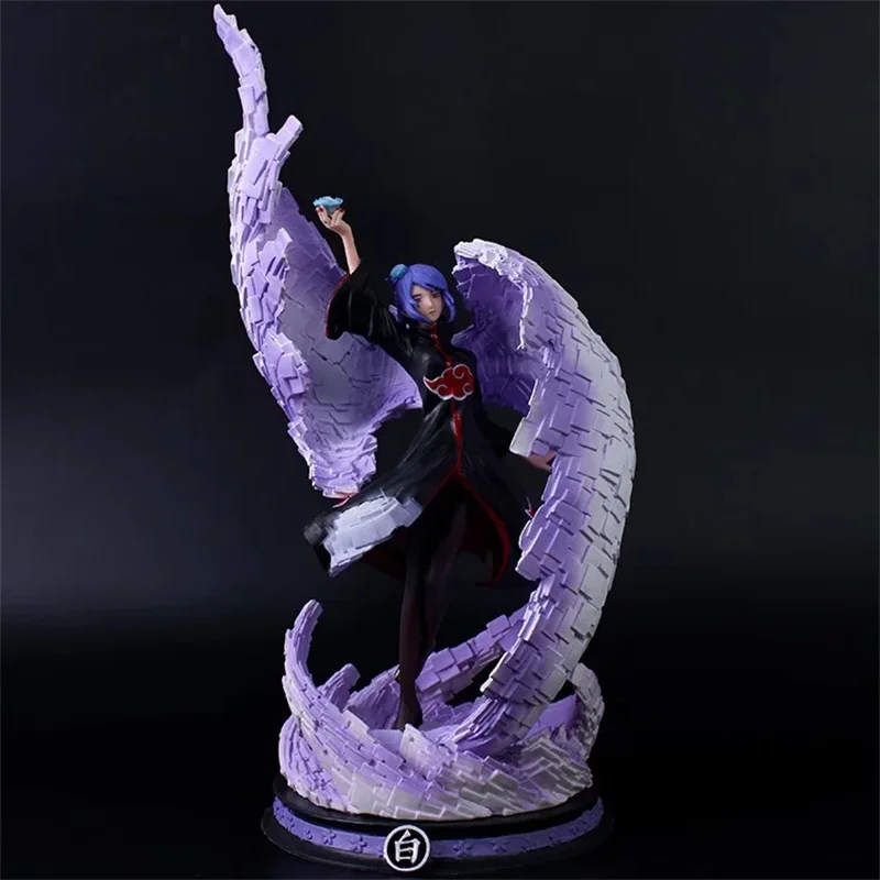 

Anime Naruto Konan GK Akatsuki CS PVC Action Figure Collectible Model Doll Toy 37cm