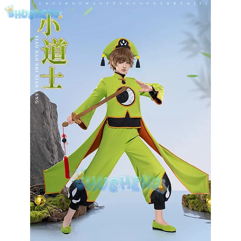 Cardcaptor Sakura Li Syaoran косплей костюм пальто головной убор аксессуары Хэллоуин