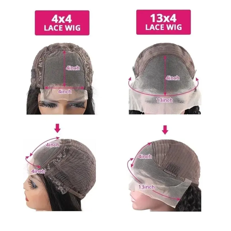 Парик из натуральных человеческих волос 4 х4 180 плотность 13 прозрачный |