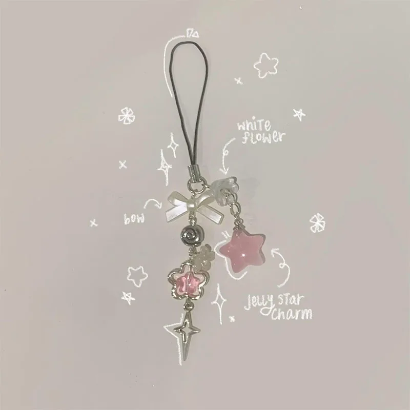 Простой милый кокетка pinkAnd очаровательный зеленый телефон! Y2k ручная работа