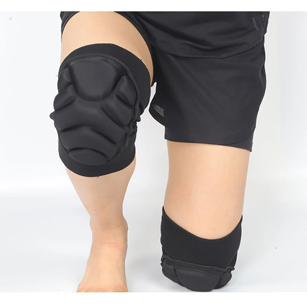 1Pair Thicken Sports Kneepad Men Elastic Knee Pads Support Fitness Gear Basketball Brace Protector Male Non-Slip Knee Pads Women