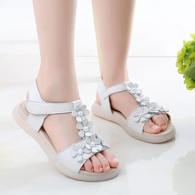

Girls Sandals Summer Hot Children Rain Shoes Big Girls Beach Sandal Kids Shoes Leather Sandal Infant Primary School Student