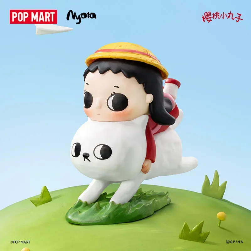 Фото POP MART Серия Nyota Chibi Maruko Chan: Оригинальная таинственная коробка-сюрприз (Blind Box), игрушки-фигурки, милые настольные украшения, коллекционный подарок №3