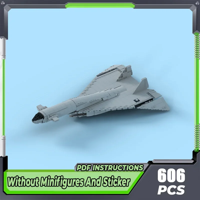 Военная серия истребитель Moc строительные блоки XB-70 Valkyrie модель бомбардировщика