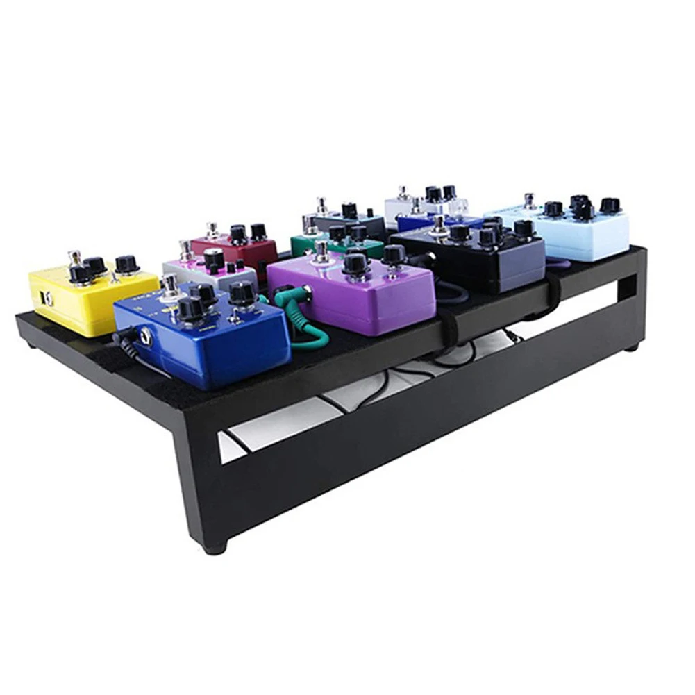 

Big Size Guitar Effect Pedal Board Power Supply Pedalboard 19.8×11.4 Inch W/ Bag Tapes Pedal Musical Instrument Accessories