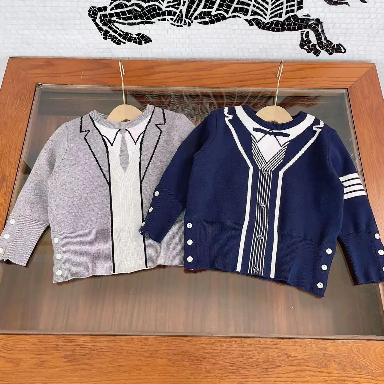 

Boys Clothing Winter Kids Knitted Sweater 2022 Designer Children Clothes Girls Wool Sweater Child Boy Pullover Fall Casual Wear