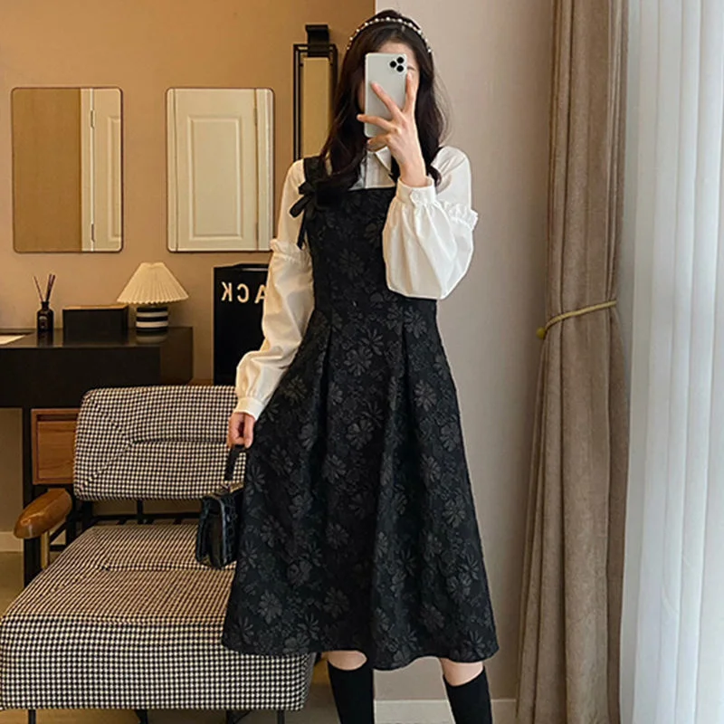 

Юбка в стиле ретро из двух частей, женская одежда, вечерние платья, платье