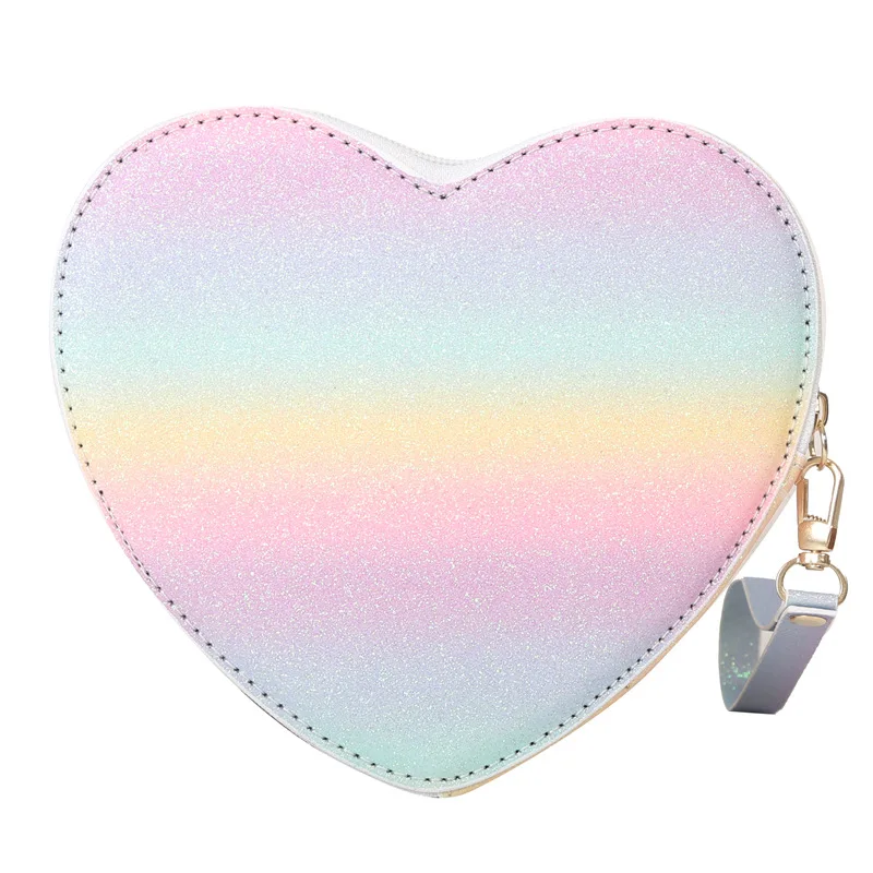 

Женская сумка на одно плечо с цепочкой, сумка через плечо в форме сердца персикового цвета, 1 шт., 2023