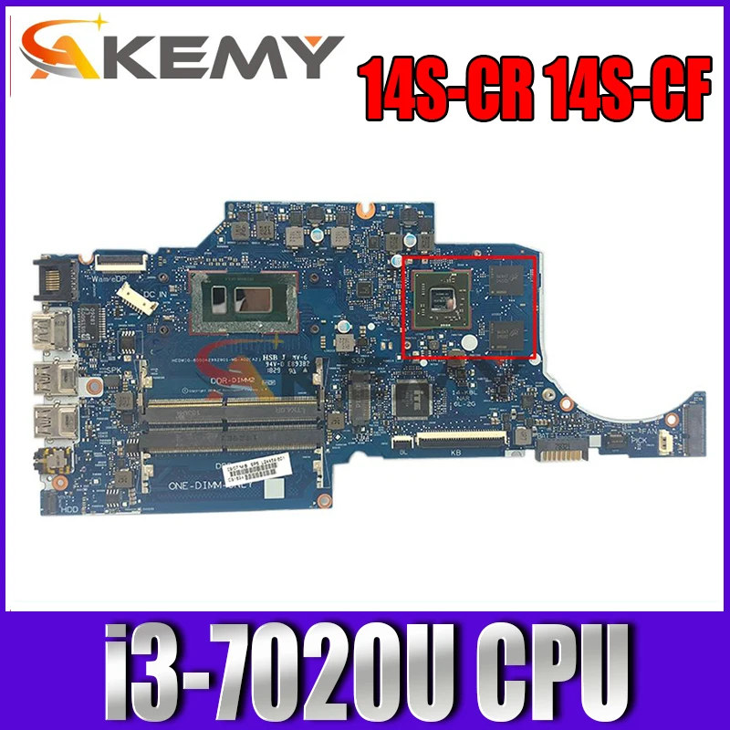 Материнская плата для ноутбука HP 240 G7 14S-CR 14S-CF 6050A2992901-MB-A02 L23226-001 i3-7020U CPU |