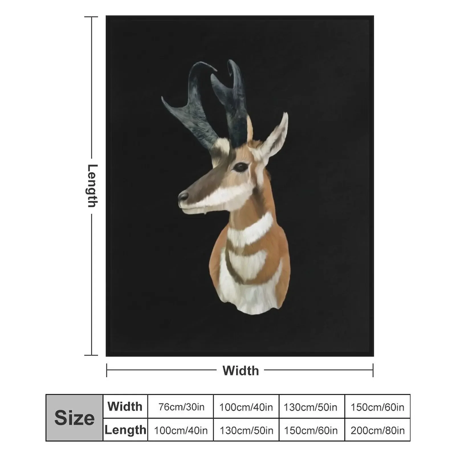 Плед Pronghorn Antelope пляжные дорожные термоодеяла