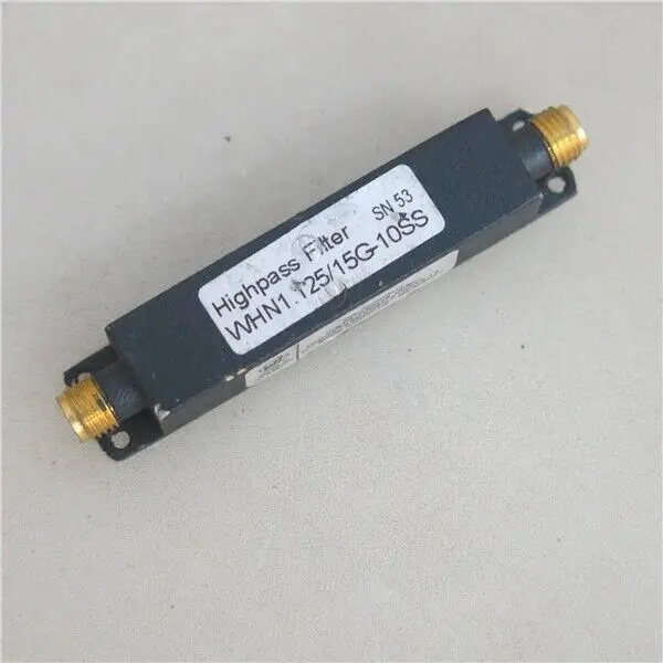 1 шт. WI-Fi WHN1.125/15G-10SS 1,125-15 ГГц SMA RF коаксиальный фильтр высоких частот