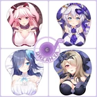 3D коврик для мыши Yae, Сакура, киана, каскана, фу, Хуа, Рита, ударный коврик для мыши Honkai, силиконовый коврик для рук и запястья, коврик для мыши Oppai, подарок