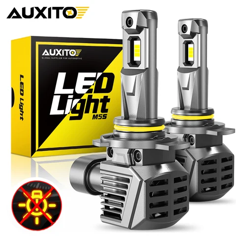 AUXITO 2 шт. 22000LM 9012 HIR2 Светодиодная фара CANBUS без ошибок 9005 HB3 H8 H9 H11 Светодиодная лампа накаливания 120 Вт Турбо Авто лампа 6500K