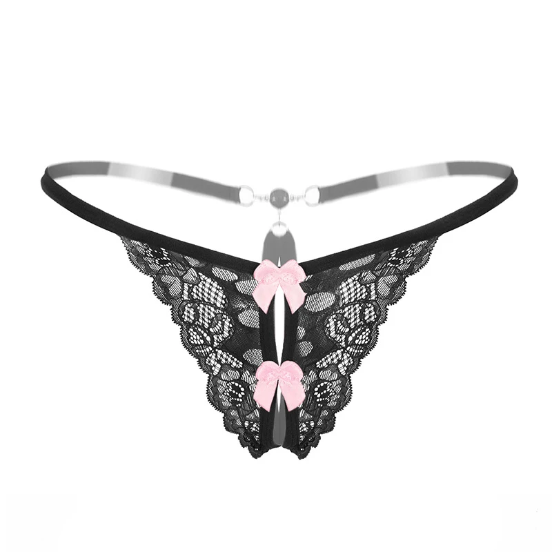 

Сексуальное нижнее белье, кружевные прозрачные трусики, стринги с открытой промежностью, женское эротическое нижнее белье, сексуальные про...