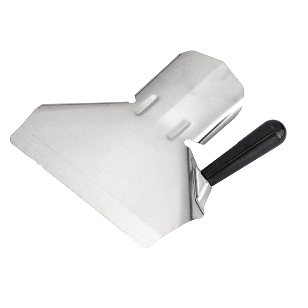 

Stainless Steel Chip Spatula Ice Scoop Food Kitchen Powder Grain French Fries Bagging Packing Metal Scoops
