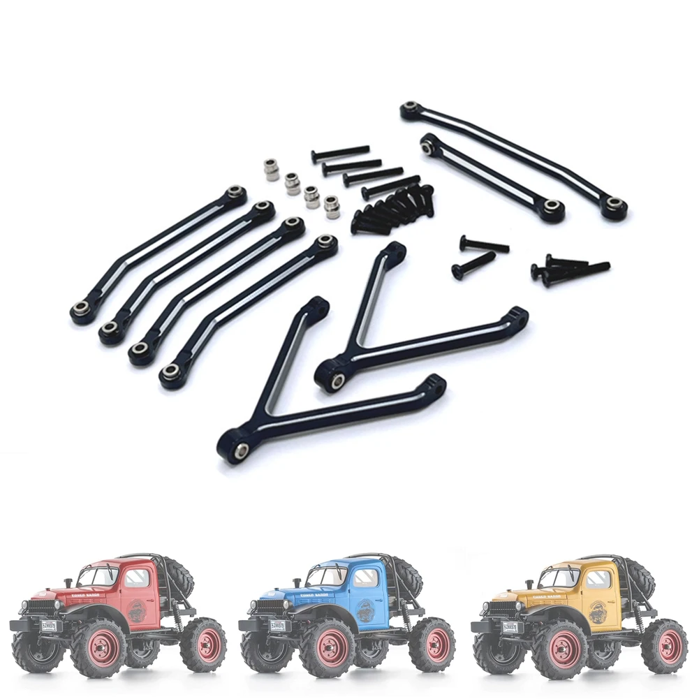 Для FMS FCX24 металлические звенья шасси Тяговые стержни и рулевые набор 1/24 RC Crawler