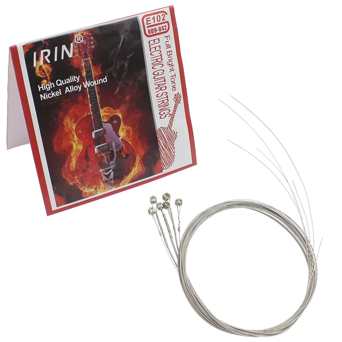 

IRIN E102 Steel 0.009-0.042 Inch Strings Music Instrument Part for Electric Guitar Parts & Accessories