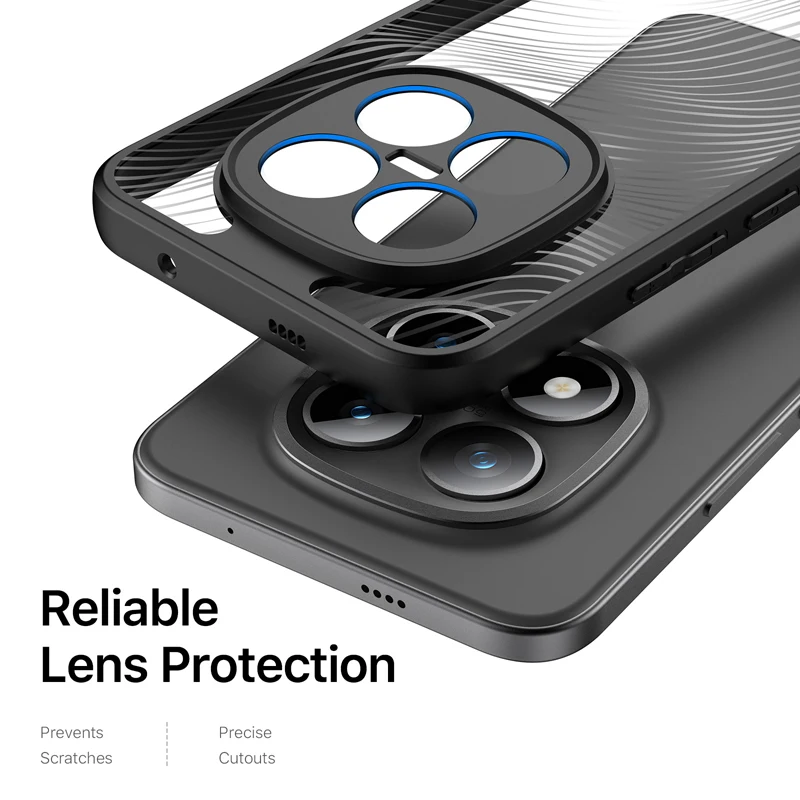 Фото Чехол DUX DUCIS Aimo Series для Xiaomi Redmi Note 15 Pro Plus, 15 Pro 5G, противоударный, с защитой от отпечатков пальцев, матовый, из PC+TPU №4