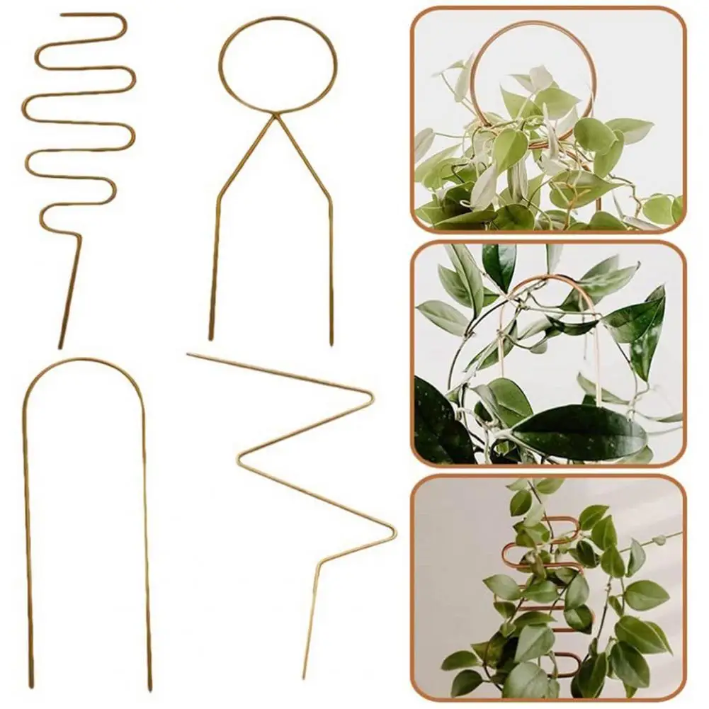 

1Pcs DIY Plant Support Frame Artificial Mini Climbing Trellis Flower Stand Garden Tool 34cm x 10cm