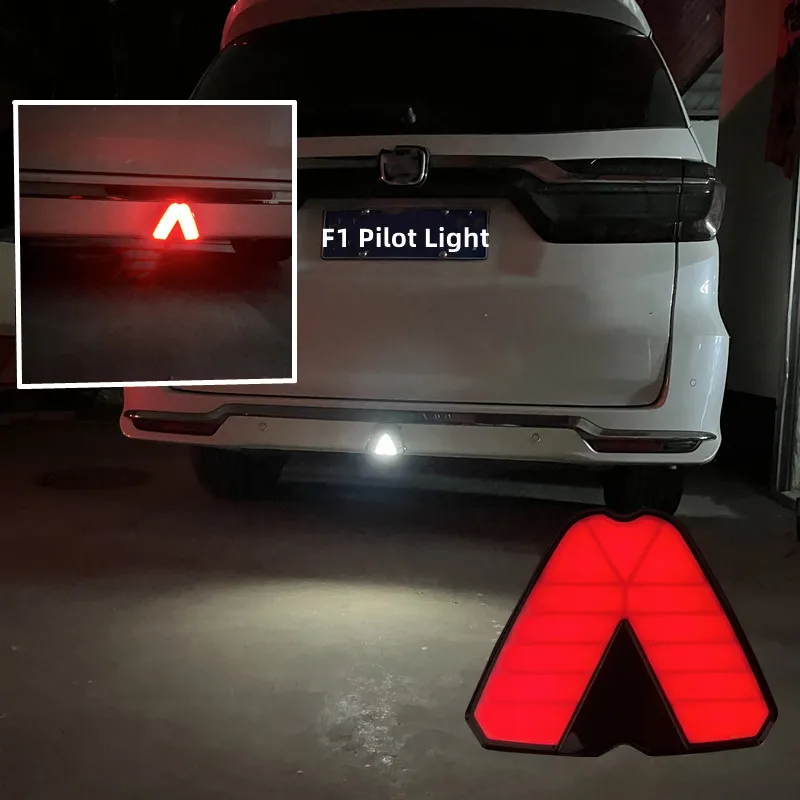 

Universal Rear Bumper Diffuser Rear Fog Light w/ F1 Style Strobe Brake Feature & Adjustable Add-On Mounting Bracket For Car SUV