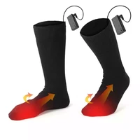 electric heated socks battery powered warmth thicken socks for menwomen winter outdoor skiing cycling sport keep feet warm