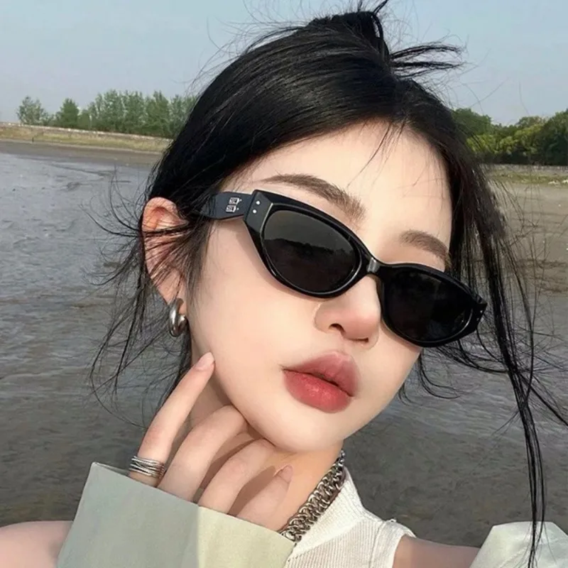 Солнцезащитные очки кошачий глаз винтажные женские модные уличные солнечные с