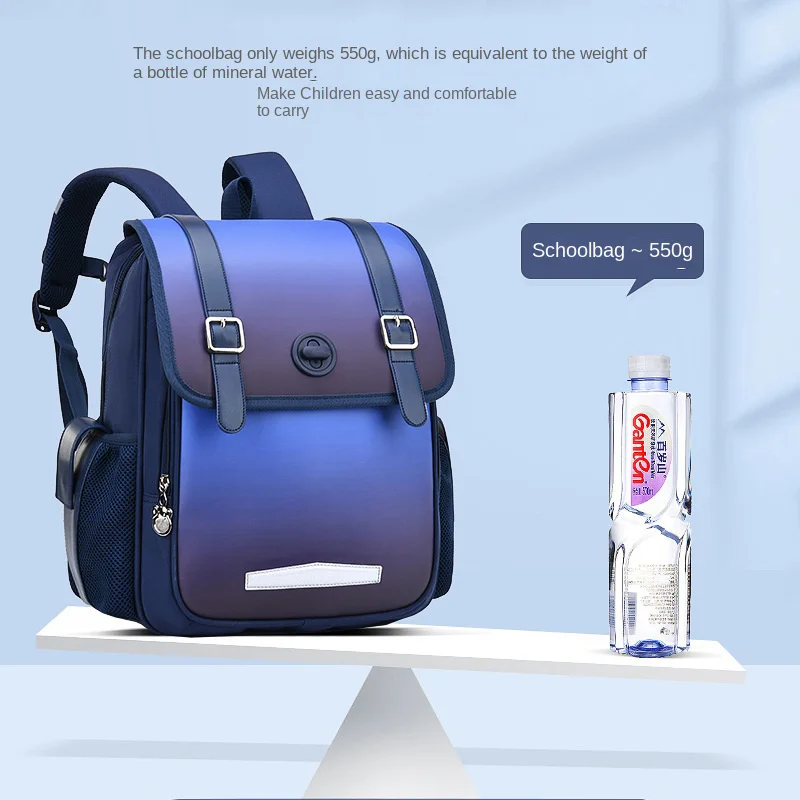 2023 New Children's School Bag Lightweight School Backpack For Students Girls Boys Grade 3-6 Kids Waterproof Schoolbag