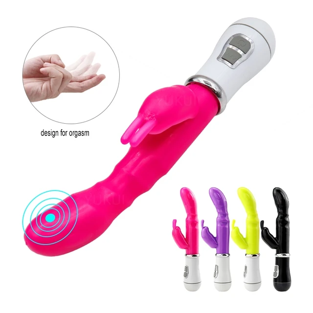 Sex Toy Rabbit Vibrators Vagina G Spot Clitoris Nipple Dual Stimulator Massager Dildo Vibration AV Stick For Women Adult Product 1