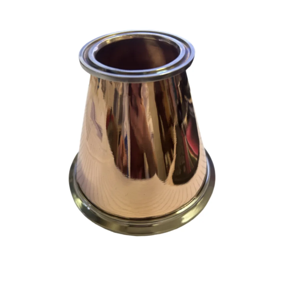 Зажим 4 дюйма (102 мм) OD119 мм X 2 (51 OD64 Медный редуктор красная медь дистилляция