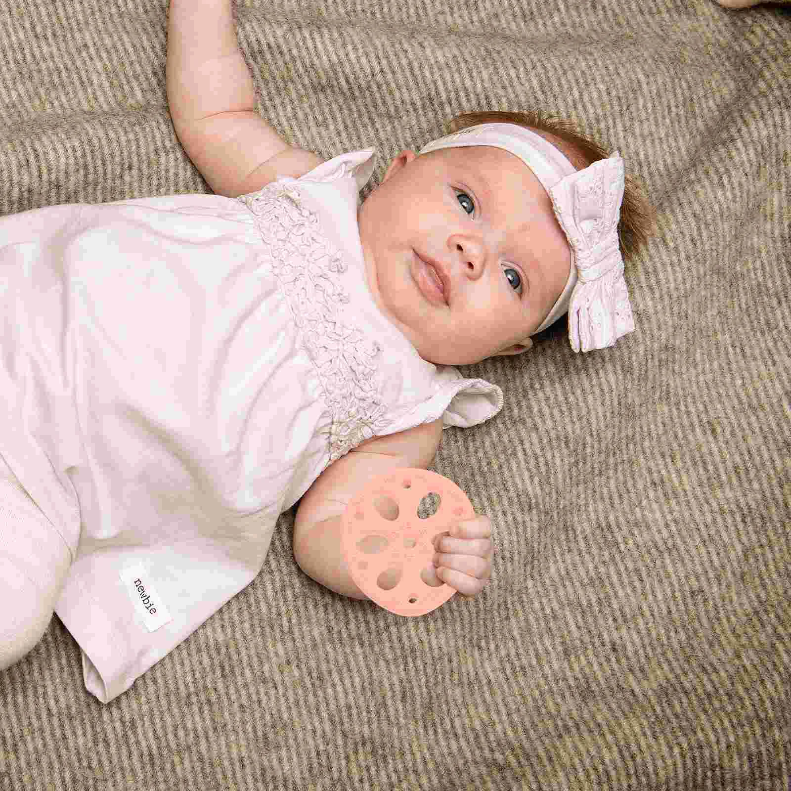 2 шт. простая игрушка ломтики корня лотоса прорезыватель для детей детские