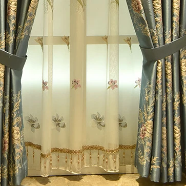 Шторы для гостиной столовой спальни в европейском и французском стиле вилла