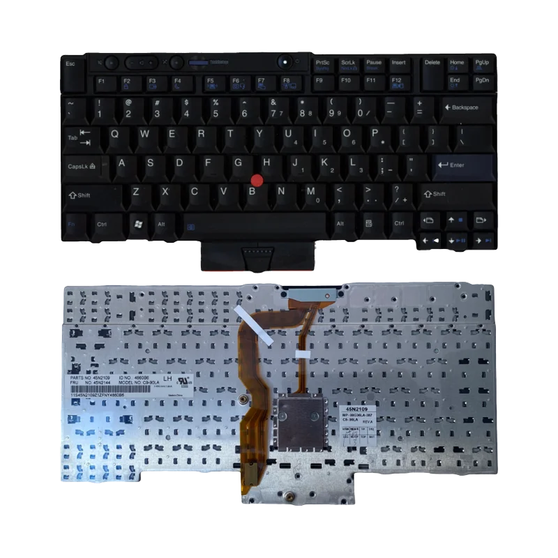 Американская английская клавиатура для Lenovo Thinkpad T400s T410 T420 S T510 T520 W510 W520 X220 i Tablet 45N2141