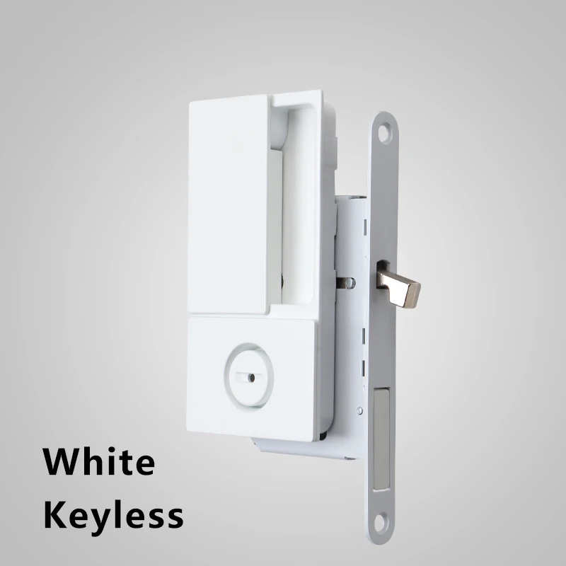 

Белый карманный дверной замок из цинкового сплава