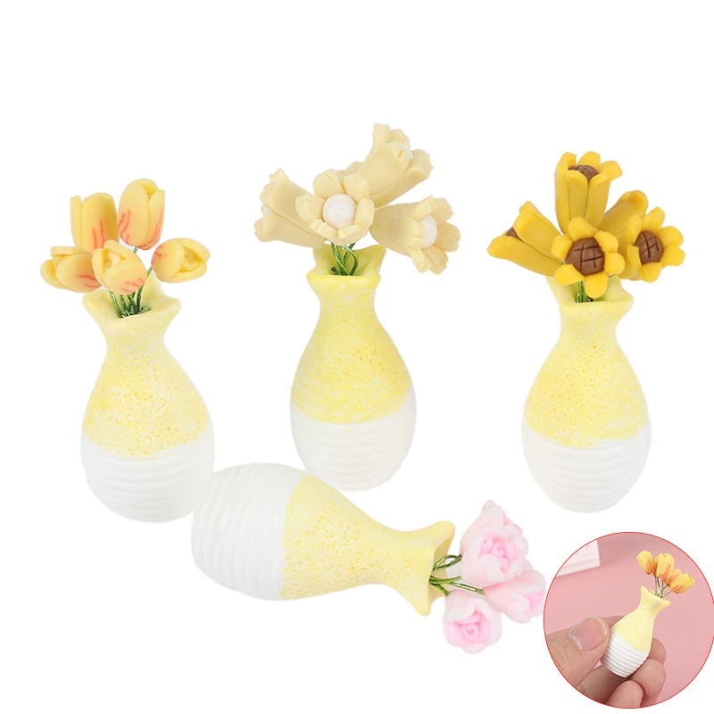 

Симпатичный цветочный горшок, фотография, ручная работа, кукольный домик, фотография, размер 53*19,5 мм, детские игрушки, подарки, 1 шт.