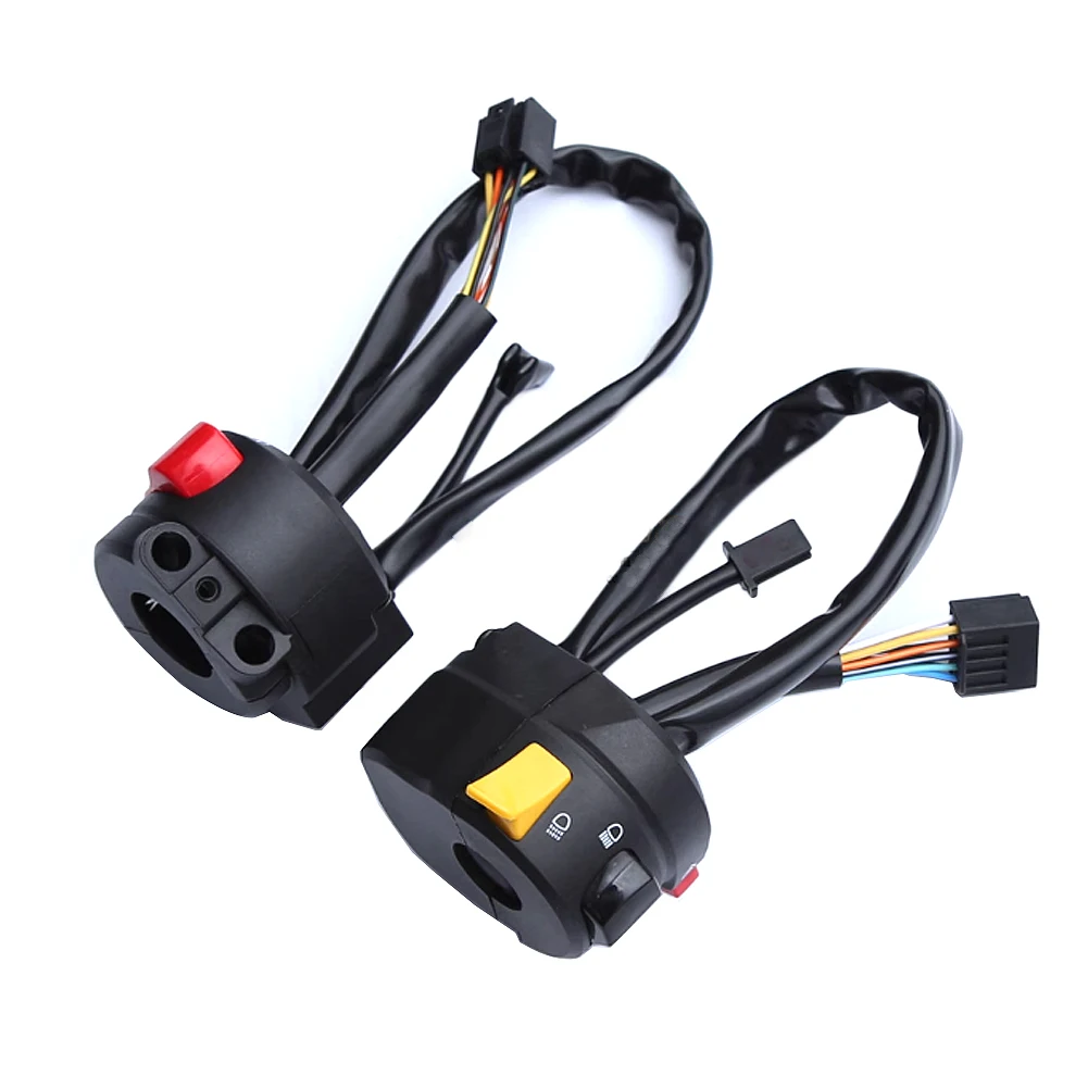 

Выключатель на руль мотоцикла в сборе, Электрический фотомагнитный выключатель для Suzuki GW250 GW250S/F, переключатель включения противотуманной фары