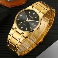 wwoor 2022 new watch for men luxury men watches gold origianal stainless steel waterproof luminous wristwatch relogio masculino