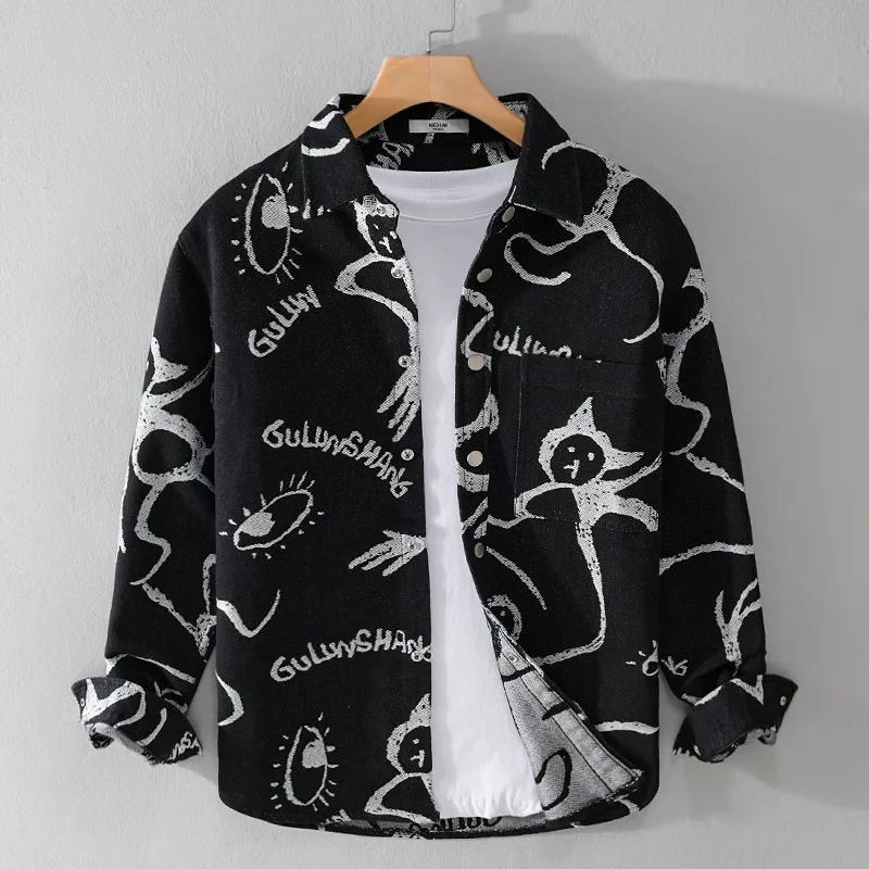 Осень-зима 9872 модные черные джинсовые куртки в стиле Харадзюку новинка 2023