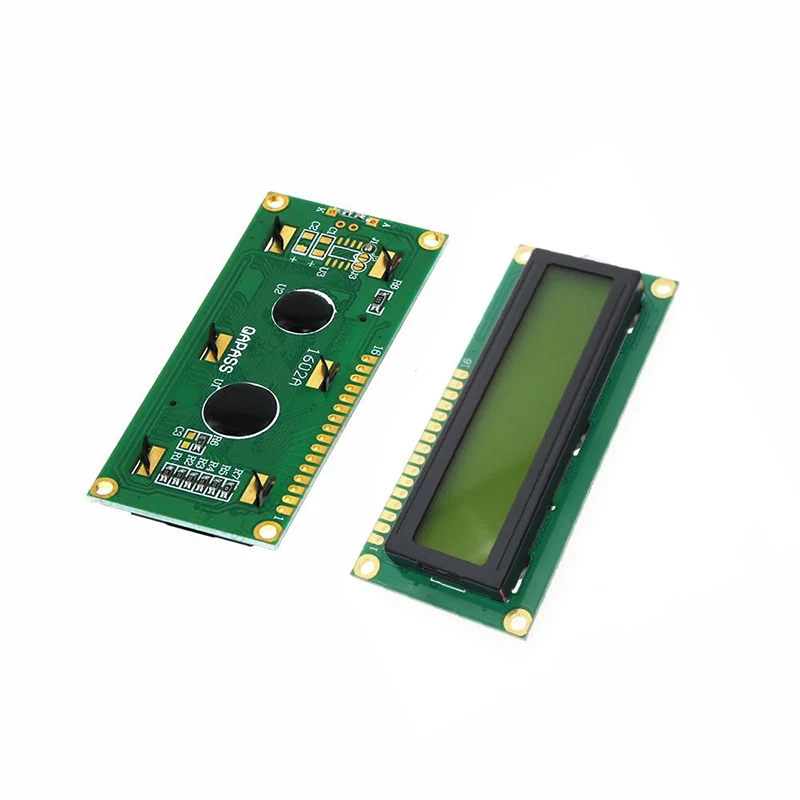 1 шт. Lcd1602 желтый и зеленый экран с подсветкой черный шрифт жидкокристаллический