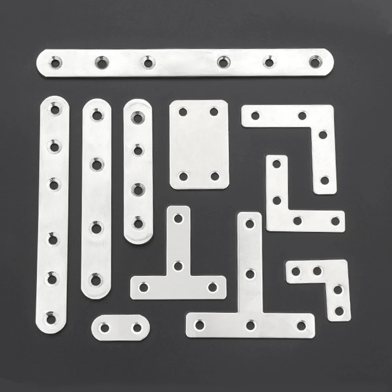 4 шт. угловые кронштейны из нержавеющей стали 90 градусов