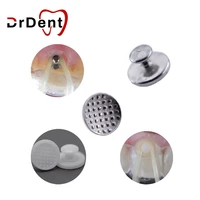50pcsbox dental orthodontics lingual buttons metal clear ceramic composite botones linguales de ortodoncia dental
