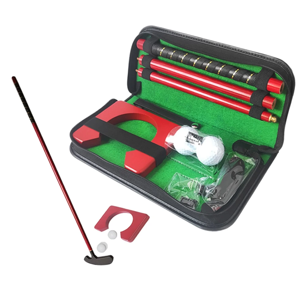 

Golf Putter Set Portable Mini Golf Equipment Practice Kit with Detachable Putter Ball,Golf Training Aids Tool,Left Right