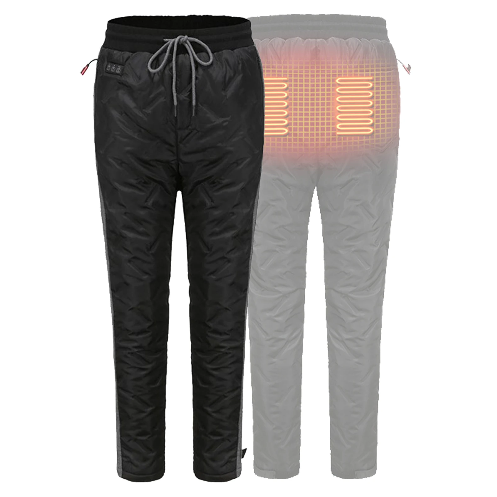 

Winter Heated Pants Zone Temperature Control Warm Heating Trousers USB Electric Heat Pants For Winter Outdoor 8 Heating Zone