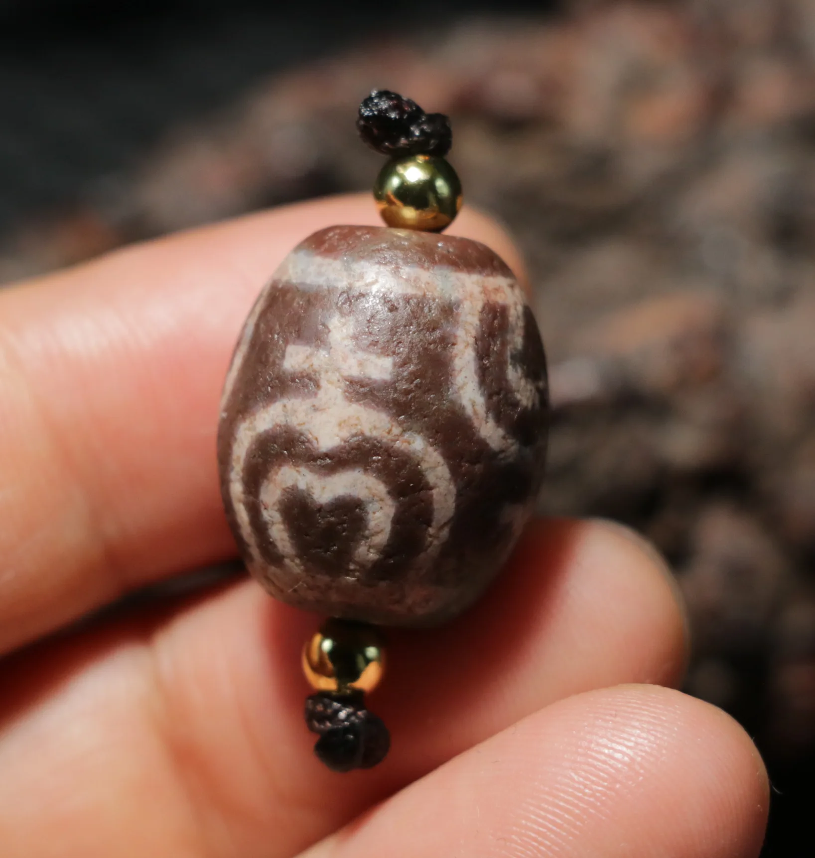 

Энергетический Тибетский старый жирный Агат цвета слоновой кости водная волна бусины дзи амулет-талисман Timestown Top