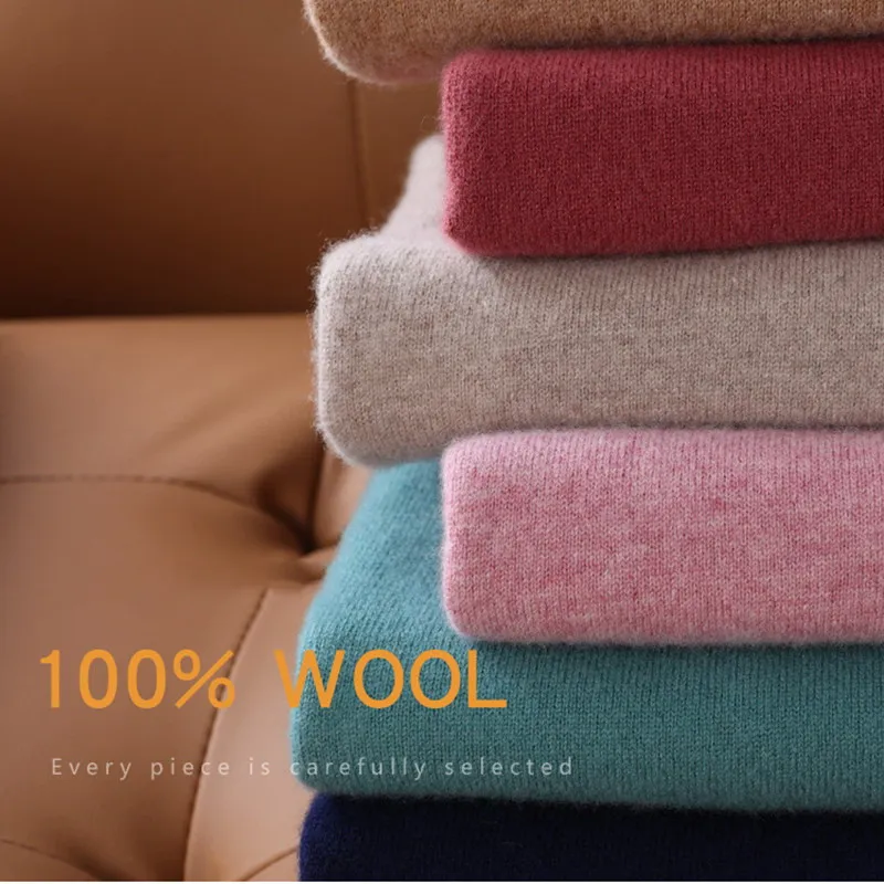 Мужской 100% чистый кашемировый свитер из норки трикотажный Осень-зима новые